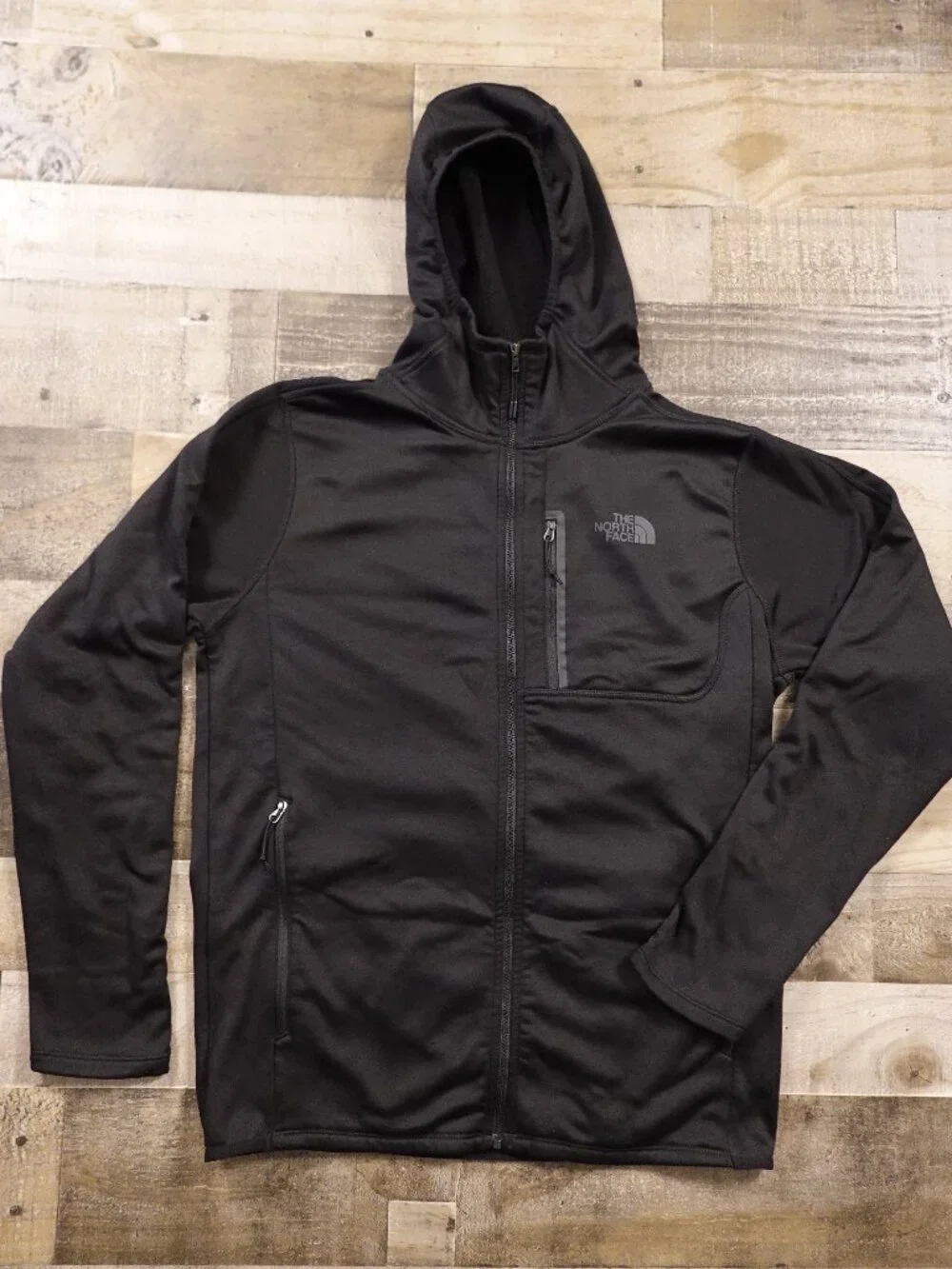 The North Face Canyonlands Hoodie Men’s Medium Black Full Zip‎ Fleece